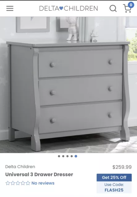 Delta grey Dresser