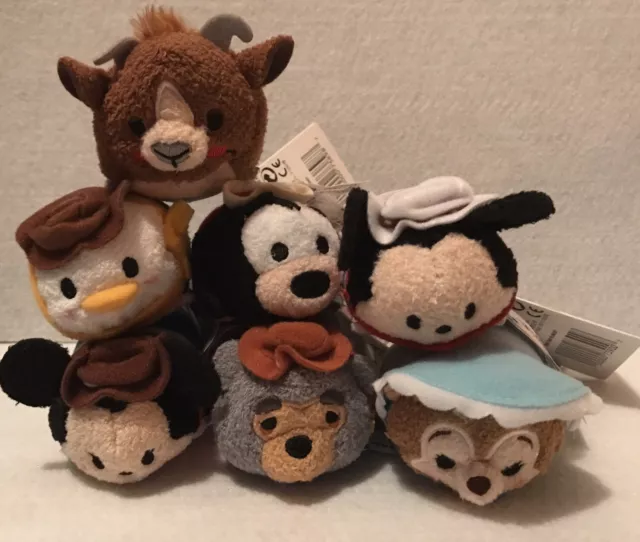 Disney Parks Exclusive Frontierland tsum Tsum Set Of 7 NWT