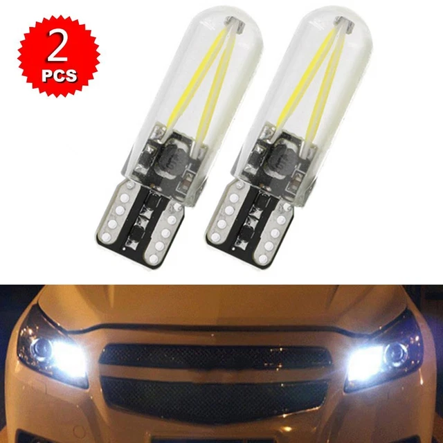 2 pezzi T10 3W SMD LED COB luce auto canbus luce di posizione illuminazione lampadina lampada