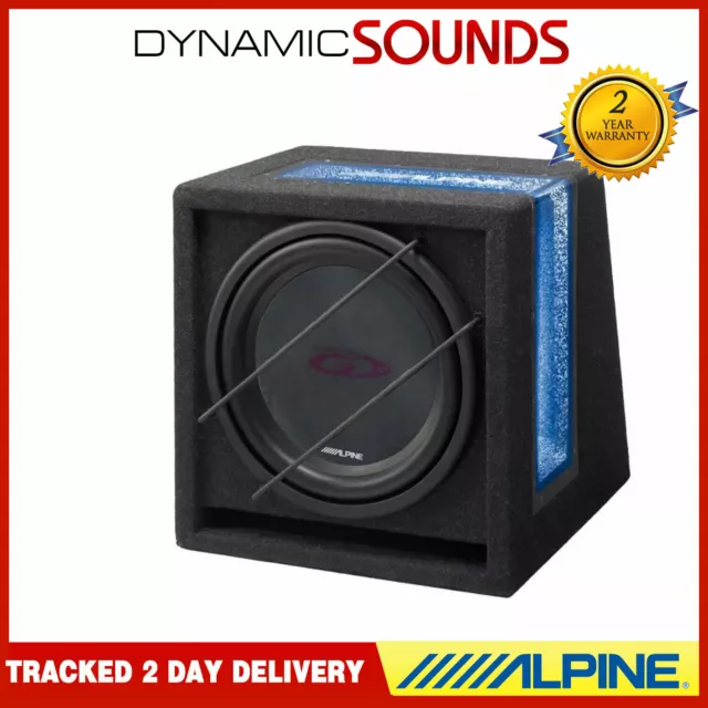 Alpine SBG-844BR 8" Inch 400 Watts Passive Car Bass Reflex Subwoofer Enclousure