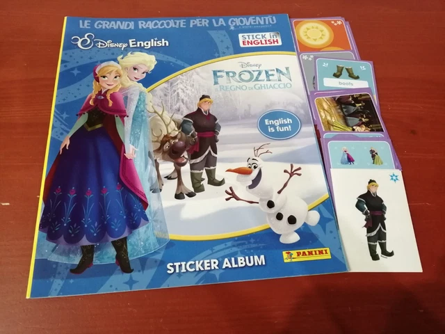 ALBUM FIGURINE FROZEN il Regno di ghiaccio English Disney panini