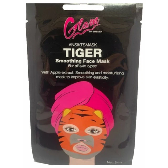 Glam of Sweden Smoothing Face Mask Tiger 24 ml