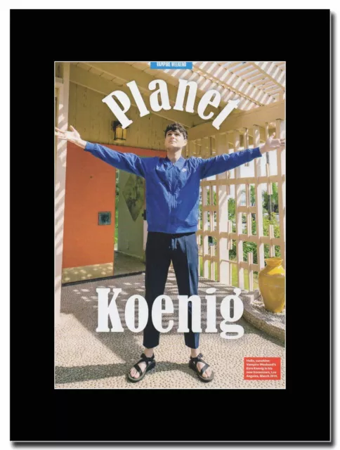 Vampire Weekend - Planet Koeing  - Matted Mounted Magazine Artwork