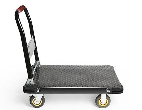 Platform Truck Cart, Upgraded Foldable Push Hand Cart Dolly, 2400 lbs Steel