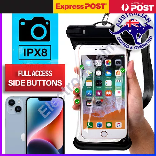 IPX8 Underwater Waterproof Phone Pouch Dry Bag Case Cover For iPhone 15 Pro Max