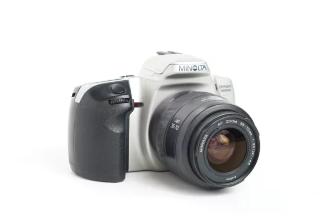 Minolta Dynax 500Si 35mm SLR Film Camera + Minolta AF 35-70mm F3.5 Lens TESTED