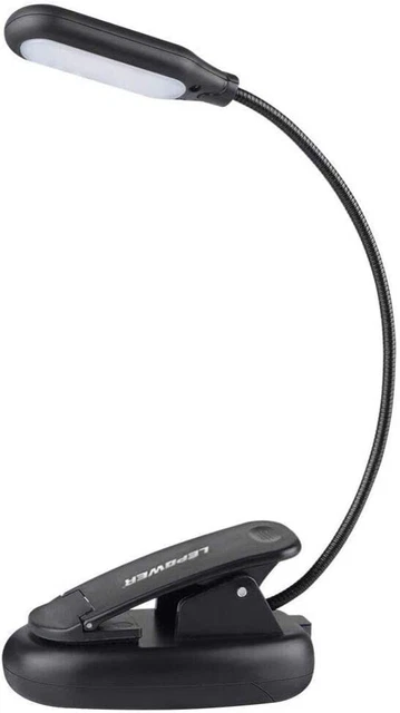 Clip on Book Light/Reading Light/Clip Light with 5 Eye Care, 3 Co...
