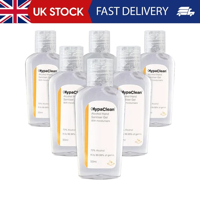 SAFETY FIRST AID Group HypaClean Antibacterial Alcohol Hand Gel 50ml ...