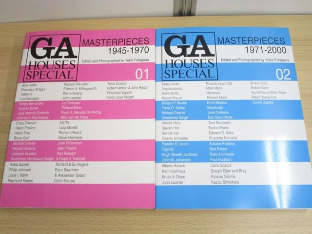 アート・デザイン・音楽 GA HOUSES SPECIAL 01 & 02 MASTERPIECES GA Houses Special 01 - Masterpieces 1945-1970: Yukio