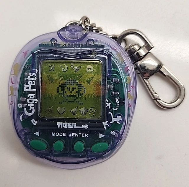 GIGA PETS TIGER Electronics Micro Chimp Virtual Monkey 1997 Tested