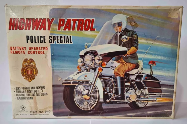 Vintage Highway Patrol Motorcycle FOR SALE! - PicClick