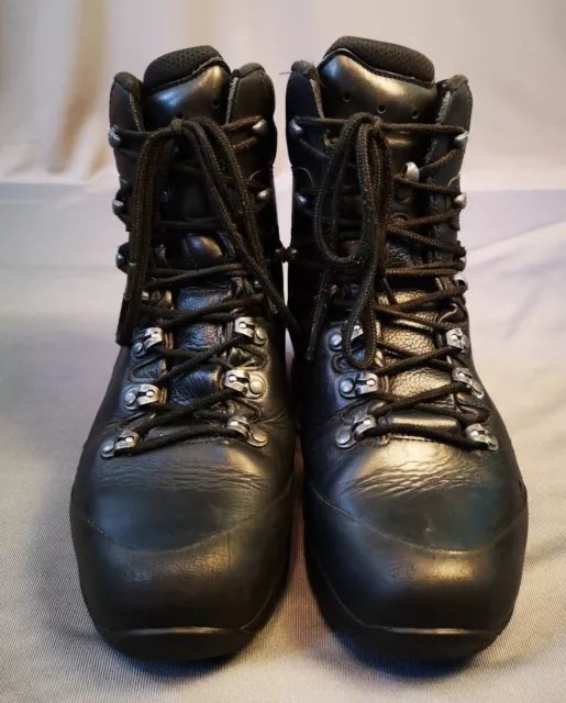 Haix Comfy German PARA  BOOTS Army Combat BLACK Boots Size 7. 5M 3