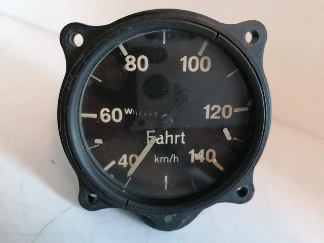 Gerat 6 FM 1 Airspeed 0- 140 KM/H. Dated 1954