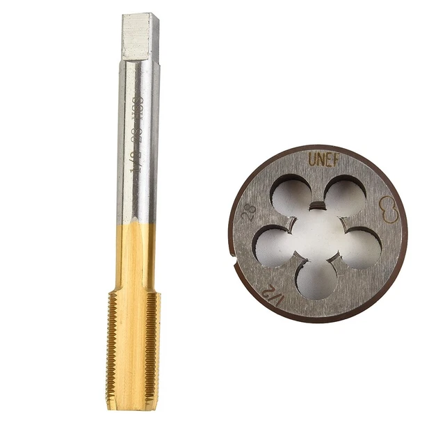 Revêtu Filetage Robinet Die + Lot Découpage Meulage Unef Main Haute Vitesse