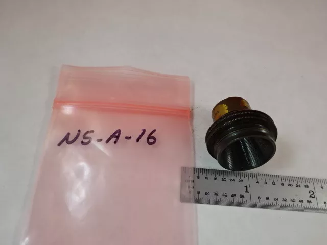 Microscope Part Antique Brass Objective Carl Zeiss Jena Optics As Is N5-A-16