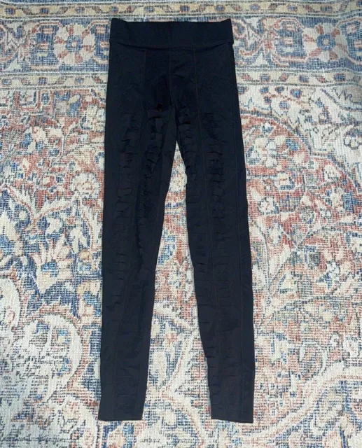 Cushnie Et Ochs Artemis Lattice Cutout Leggings In Black SZ M EUC 3