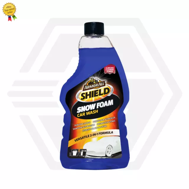ArmorAll Snow Foam Shampoo Car Wash 2 in 1 Formula pH Balanced Thick Foam 520ml
