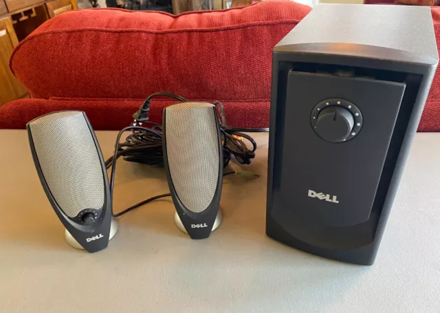 Dell A425 Zylux Multimedia Computer Speaker System With Powered Subwoofer