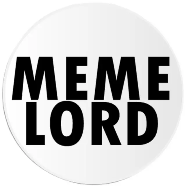 Meme Lord - 25 Pack Circle Stickers 3 Inch