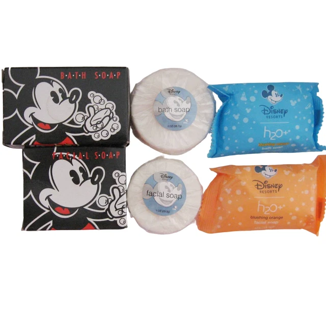 WALT DISNEY WORLD Resorts Soaps Thru the Years 6 Bars of Bath and