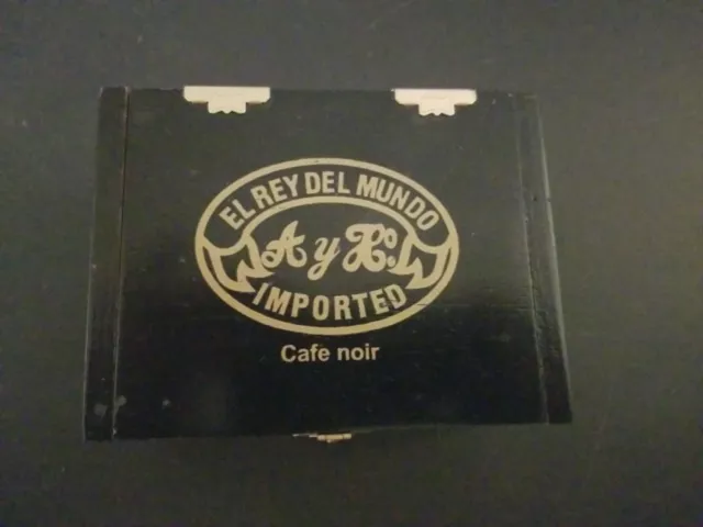 el rey del mundo cafe noir cigar box