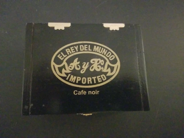 el rey del mundo cafe noir cigar box