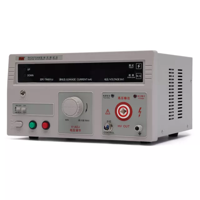 RK2670AM AC Voltage Power Withstand Pressure Tester Current Hi-Pot Insulation US