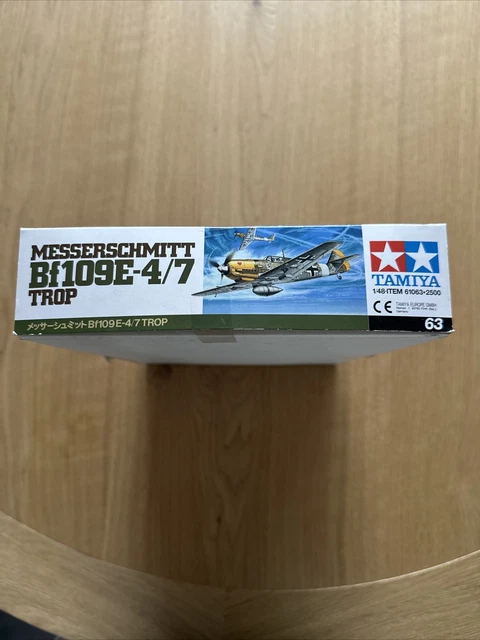 Tamiya Tami61063 Messerschmitt Bf 109 E-4/7 Trop 1/48 Neuf En Boite 4