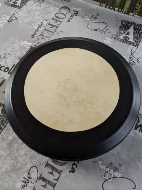 Peau Kangourou pour bodhran Hedwitschak système ChangeHed avec cercle de tension