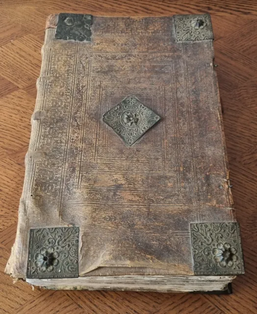 Antike, sehr große Lutherbibel - Biblia von 1720 / 302 Jahre alt - Orgi. Rarität