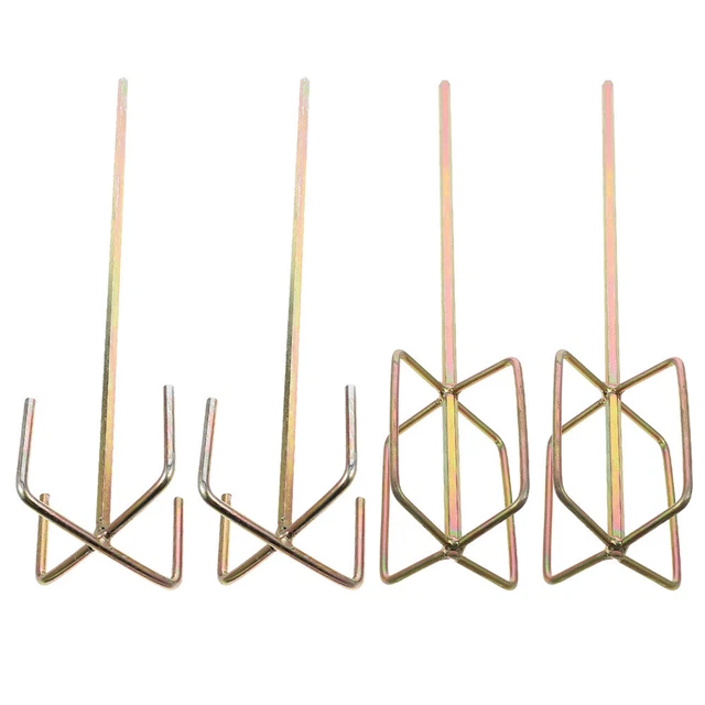 4 pz asta trapano elettrico 12 x 12 x 49 cm acciaio