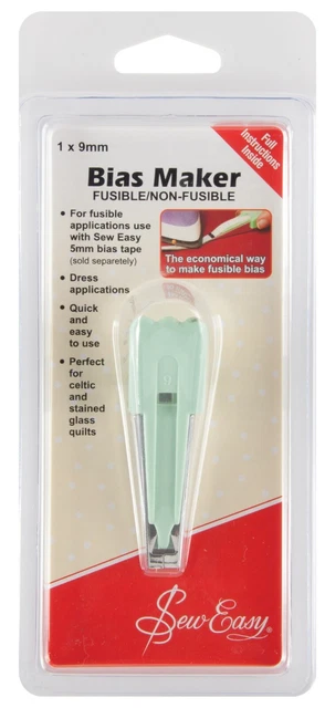 Fabricante de cintas de sesgo fusible: 9 mm - por costura fácil - ER518.9 - CORREO GRATUITO