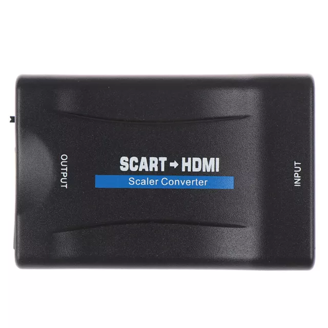 Convertitore adattatore SCART a HDMI Audio Video Composite TV DVD Sky Box