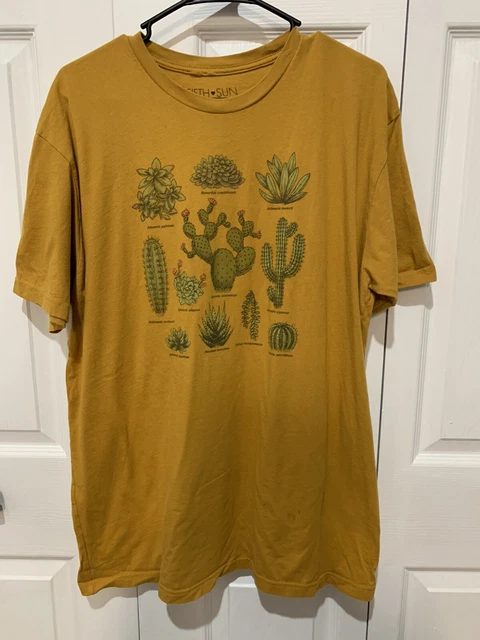 Fifth Sun !00% Cotton X Large Cactus Tee Shirt size XL