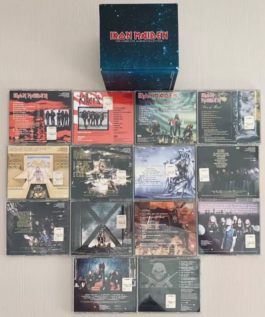 Iron Maiden The Complete Album 2008   14 albums enhanced version + cardboard box 2