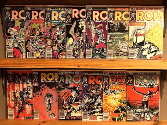 Rom (1979) Huge Lot Of 27!  Never Reprinted!   Marvel Bronze    All Newsstands!