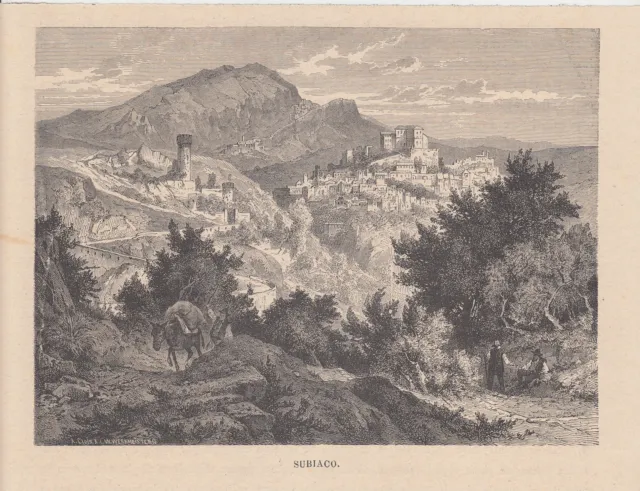 Subiaco, Lazio, 1875