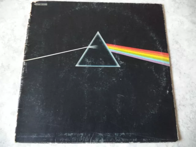 Disque Vinyle Pink Floyd Bon Etat Dark Side Of The Moon 33 Tours Lp