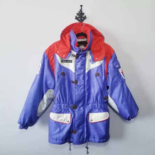 Vintage Olympic DESCENTE Albertville 1992 Team Canada Jacket Size S EUC