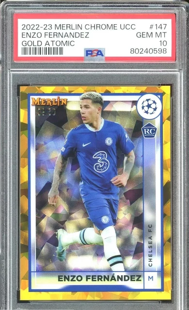 PSA10 2022-23 topps MERLIN ガルナチョ RCカード 2023 Topps Merlin Alejandro Garnacho GOLD VINTAGE RC AUTO 2