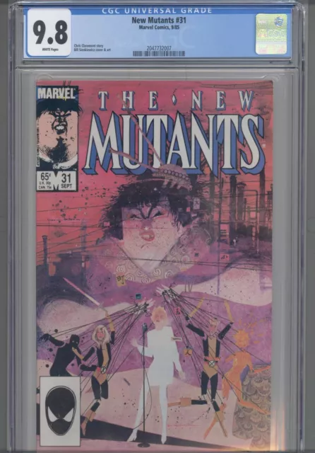 New Mutants #31 CGC 9.8 1984 Marvel Comics Chris Claremont Story