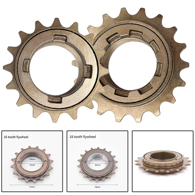 ROUE LIBRE ACIER premium pour vélos électriques 16T pignon pour lisse ...