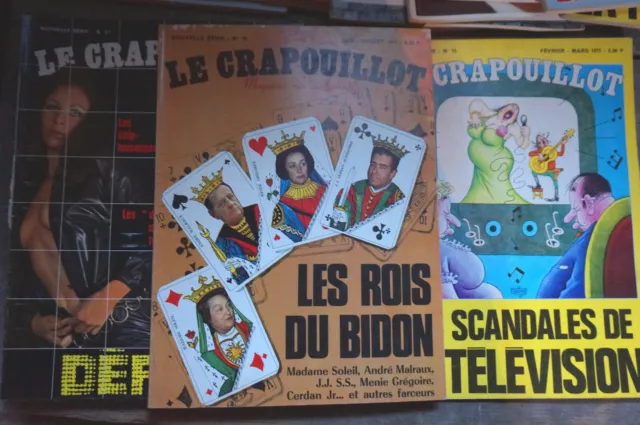 Magazine illustré Le Crapouillot thème arnaques lot de 2 numéros