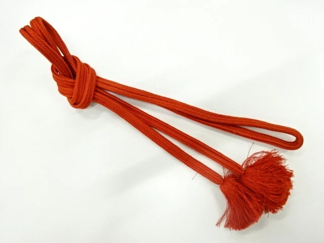 6141515: Japanese Kimono / Vintage Hand-Tied Obijime Cord