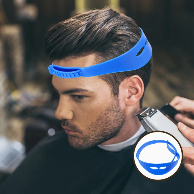 Fascia per taglio di capelli in silicone per fai da te guida sbiadimento capelli silicone fascia per formatura capelli