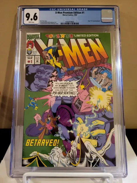 CGC 9.6 X-Men Limited #1 1993 TOYS "R" Promo Deadpool/Wolverine predates #88!!