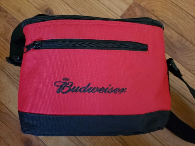 Budweiser Insulated Soft Shell Cooler Six Pack Beer Collapsible Lunch Box