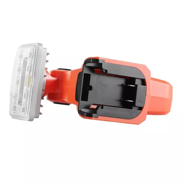 Cordless LED Work Light for Black and Decker 14.4-20V Li-ion Battery Flashlight 3