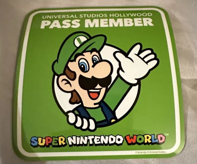 Universal Studios Hollywood Luigi Pass Member Magnet NEW