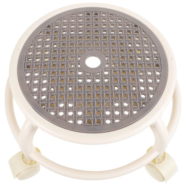 Sgabello a rotelle per pedicure rotondo piccolo sgabello manicure